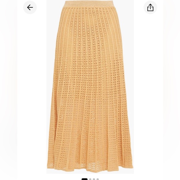 SANDRO knit midi skirt - Picture 2 of 10